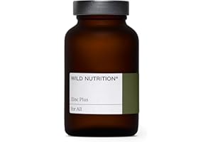 WILD NUTRITION Food-Grown® Zinc Plus | Zinc Supplements Blended with Vitamin B1, B2 & B6 for Cognitive & Immune Support + More with Thiamin & Riboflavin | 30 Capsules
