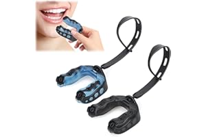 PCSFOE 2 Stück Mundschutz Fußball, Sport Zahnschutz, Sport Mundschutz mit Gürtel, Sportmundschutz, Athletics Mundschutz mit Gürtel für American Football, Kampfsport, Boxen, Kickboxen,