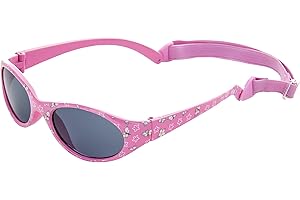 Kiddus Okulary przeciwsłoneczne z gumy dla chłopców i dziewczynek. Od 2 roku życia. Ochrona UV400 przed promieniami UVA i UVB. Bez BPA. Bardzo elastyczne, niezniszczalne. Regulowany i odpinany pasek.