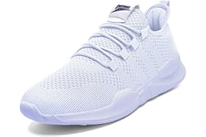 AZSDXS Men Running Trainers Lightweight Walking Shoes Fashion Breathable Jogging Athletic Sneakers Casual Breathable Gym Tennis Fitness Sport Outdoor Shoes