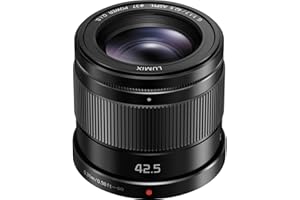 Panasonic H-HS043K LUMIX G Objectif 42,5 mm f/1,7 Asph. Power O.I.S. pour Appareil Photo Micro Four Thirds