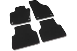 Kovvar Tapis de Sol Compatible avec Volkswagen Tiguan 2007-2016 Correspondant à la Version: avec siège Chauffant | Qualité: Basic
