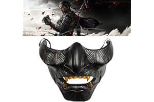 Settoo Máscara Samurai Demon Oni, Fantasma De Tsushima, Máscara De Juego De Látex, Accesorio Para Fiesta De Halloween