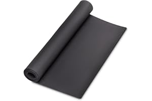 ‎MEARCOOH MEARCOOH Schwarze 1mm(1-10mm) Roll Eva Schaumstoff, 34cm*124.5cm Cosplay großes Eva Foam, 1PCS Eva Moosgummi Dichte 86kg/m3 für Cosplay Kostüm, Basteln, DIY Projekte (Schwarz 1mm)