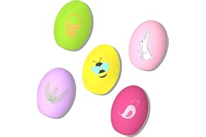 TONGKTAI Zabawki dla psów piszczące, [5 sztuk] miękkie kulki do jajek szczeniaka, zabawne interaktywne piszczące zabawki do żucia dla szczeniąt małych średnich ras