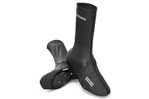 KINGBIKE Copriscarpe da bicicletta, per mountain bike, da corsa, copriscarpe, copriscarpe, da ciclismo, traspirante e confortevole, per adulti, ragazzi, uomo e donna (42-45)