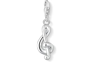 Thomas Sabo Damen Charm-Anhänger Violinschlüssel Charm Club 925 Sterling Silber 0845-001-12