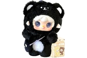 AVEN RABBIT Yooki Take a bite of Bear Serie Blind Box Action Figuren Mystery Box Nettes zufälliges Spielzeug Geburtstagsgeschenk Weihnachten Sammelspielzeug für Desktop Ornamente, 1PC