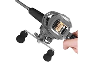 GENERIC Fishing Rod Combination - Complete Set with Spinning Reel and Bait Selection for Fresh and Saltwater | Lightweight Travel Rod with 7.2:1 Ratio, Smooth Casting and Stable Baitcaster for Fishing Trips