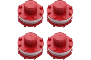 Swgaunc 4 * Bobina de Hilo para Cortadora de Césped Einhell GE-CT 36/30 Li E Solo, AGILLO 36/255 BL, AGILLO 18/200, longitud 8 m, de nylon, diámetro 2 mm