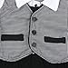 Etosell Newborn Infant Boys BowTie Jumpsuit Clothes Gentleman Pant Suit One-piece 0-18M (90/6-12Months)