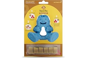 Dogsee Play Extremely Strong Treatoy Blue - Microwaveable Dog Toy - Strong Bordom Busters