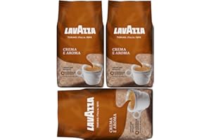 ‎PUFAI Lavazza Crema e Aroma Bohnen Coffee Kaffee 1000 gramm x 3 STÜCK