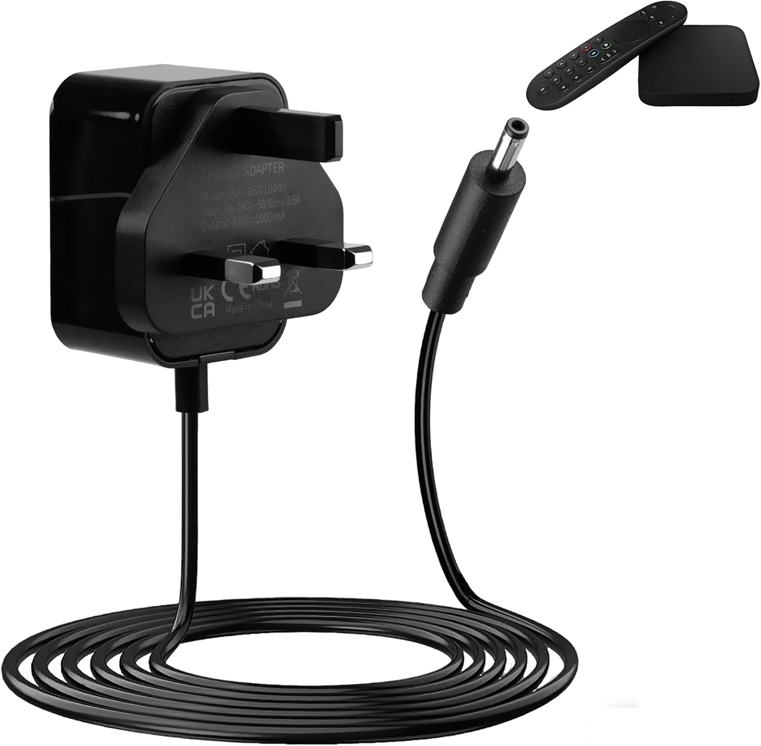 5V Charger for Sky Puck Stream Hub, AC 100-240V 50/60Hz to DC Converter with 3.5x1.35mm Jack, Replacement Power Adapter (2A 10W, 1.5m)