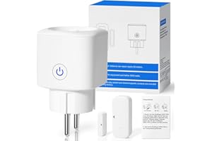 HNCY Control de salida de aire por radio para campana extractora, interruptor de contacto de ventana, control de aire por radio con contacto magnético para ventana y enchufe inalámbrico, para campana