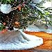 Produktbild Cokeymove Weihnachtsbaumschmuck, Weiß, 78 cm Durchmesser, Dekoration für Jahr, Party, Zuhause, Türdekoration, Geschenk für Weihnachten