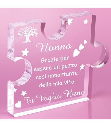 Regali della nonna da nipote, nipote, placca della nonna da 3,9 pollici, regalo per la festa della mamma, per regali di compleanno della nonna, nonna  15