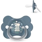Suavinex, Pacifier for Babies 6/18 Months, with Physiological Silicone Teat SX Pro, Symmetrical, Flat and Flexible, Respects