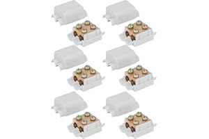 LIEBEWH 6Pcs T Type Wire Connector Wire Splitter Connector 1000V 100A High Power Splice Terminal Block No Break Quick Connectors for Home Wiring ZK‑1216