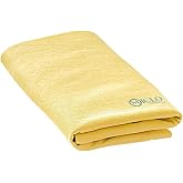 MICLO CLEANING | 50x60cm - Premium Oto Ara&ccedil; Kaporta, Cam Kurulama Sentetik G&uuml;deri Bez | &Ccedil;izmez, Leke Bırakmaz