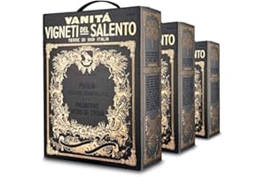 Farnese - Vigneti del Salento - Vanitá | Nero di Troia - Puglia IGT Primitivo Bag-in-Box (3 x 3 Liter) | Jean Jartin Sparpaket