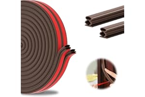 CHOONJIN 10 m Uszczelki do drzwi domowych, uszczelka do drzwi dźwiękoszczelnych, uszczelka do okien przesuwnych domu z samoprzylepną, izolacyjna uszczelka do drzwi aluminiowych (10 x 10 mm / 10 x 15 mm)