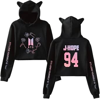 Yovvin BTS Hoodie, KPOP Bangtan Hip Pop Streetwear, felpa con cappuccio,  per coppie, uomini, donne, ragazzi : Amazon.it: Abbigliamento