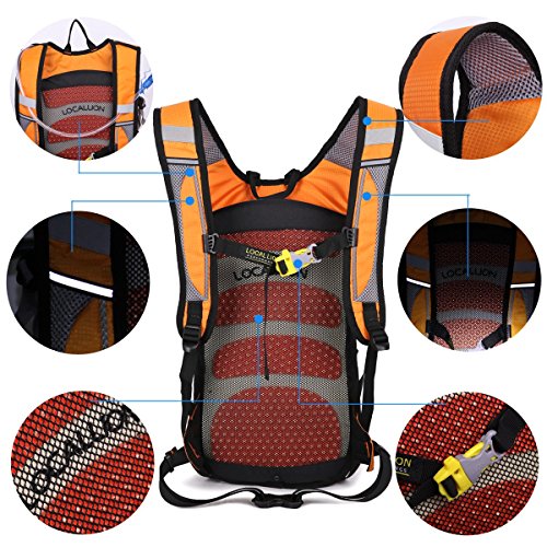 Local Lion Erwachsene Fahrradrucksack Trinkrucksack Reiserucksack Sportrucksack Tagesrucksack Outdoor Ultraleicht Wasserabweisend 18L - 4