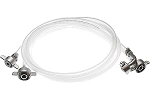 CAMPCOOGA Bierschlauch + Co2 Schlauch für Zapfanlage Bierkühler Bier zapfen Kohlendioxid