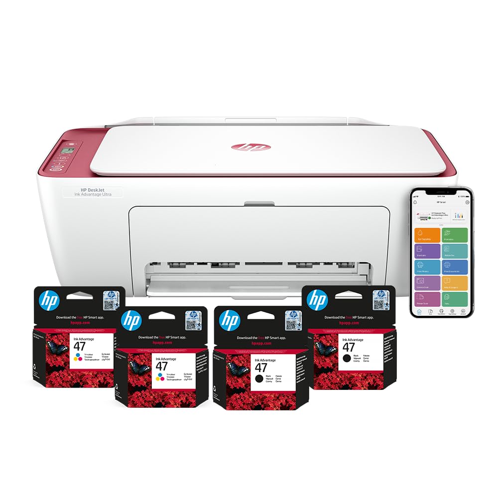 HP Ink Advantage Ultra 4929 Print, Copy, Scan, Self Reset WiFi, Smart App Setup, Print per Page Cost Starting at 44paise/Page