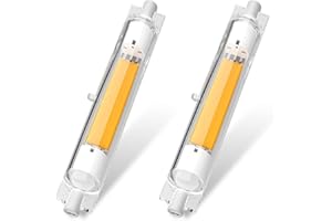 ZJZG Lampadina LED R7S 118mm Dimmerabile, R7S LED 118mm 30W 3000K Bianca Calda 3000LM, Equivalenti a 300W Lampada Alogena, Angolo 360, Nessun Sfarfallio Lampada, Confezione da 2