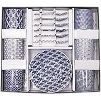 Tokyo Design Studio Expresso Set, 6 tazas, 6 untertasen, 6 cuchara