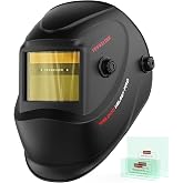 YESWELDER True Color Automatic Welding Mask | Anti-blue light filter, DIN 4/9-13 tone, TIG, MIG, MMA and grinding mode