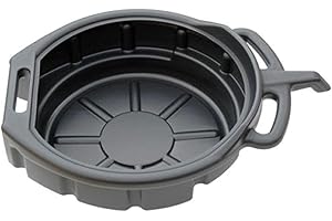 Unibos | Vehicles Oil Drain Pan | Gearbox Fuel Drain Pan | Large Capacity | Bucket for Car, Motorbike etc | Oil Coolant Gearbox Fuel Drain Tray | Multifunctional Essential | 16 Litres