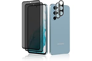 MiKoyi Sichtschutz Schutzfolie für Samsung Galaxy A54 5G, [2+2 Stück] Gehärtetes Glas Folie Privacy Displayschutz Kameraschutz Anti Spy Schutz 9H Härte Blickschutzfolie für Samsung Galaxy A54 5G