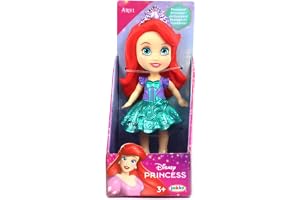 Disney Princess Mini Toddler 3-Inch - Ariel Toddler, Collectible, Figurine, 3 Years +