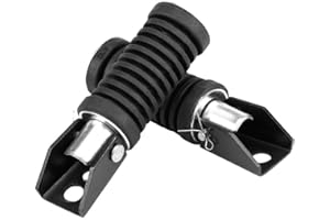 ‎NIKOU Nikou Footrest Rubber Grip, szki GN 125 Motorcycle Rear Footrest Plate Foot Peg Rubber Pad Grip Cover Compatible with Szki 125cc GN 125