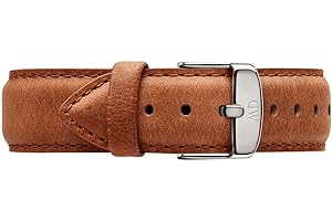 Daniel Wellington Classic Durham, Montre Marron/Argent Bracelet, 20mm, Cuir, pour Hommes