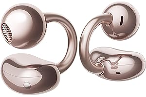HUAWEI FreeClip, Groundbreaking Aesthetic Design, Feather-light Wearing, Open-ear Listening, AI Crystal-Clear Call, Long Battery Life, Dual-Device Connections, Rose Gold
