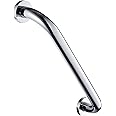 LANGPAI Grab bar for Bathroom Anti-Slip Safety Handrail Wall Grip Handle for Bathtub Toilet Shower Towel Bar Brass Chrome Polished (16 INCH)