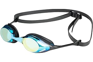 ARENA Cobra Original Swipe Occhialini Nuoto da Gara Unisex Adulto, Occhialini Piscina con Lenti Anti-Appannamento Protezione UV, 4 Ponti Nasali Intercambiabili