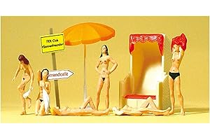 Preiser PR10107 H0 Nudiste in Spiaggia