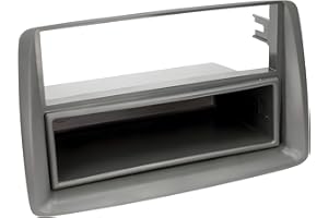 RICAMBIT Mascherina Stereo Adattatore Autoradio 2 ISO Compatibile Con Fiat Panda Modello 169 4x4 Dal 2003>2011