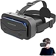 Azonee VR Headset 3D Glasses 3D Virtual Reality Glasses for Smartphone Virtual Reality VR Headset 3D Glasses Headset Helmets VR Glasses for TV Video Games Compatible with for iOS