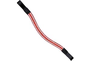 Equipride Beautiful Sparkly Crystal Curve Shape Browband RED/CLEAR