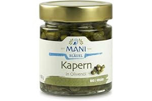 Mani Bläuel - MANI Kapern in Olivenöl bio - 180 g - 6er Pack