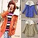Zeagoo Women Zip Hooded Parka Thick Fleece Warm Winter Coat Overcoat Long Jacket