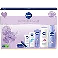 NIVEA Pampering Indulgence Gift Set (6 Pieces), Luxury NIVEA Gift Set Includes Shower Cream, Day and Night Cream, Body Lotion and More, Gifts for Women