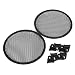 BQLZR 8" Black Iron Round Car Audio Subwoofer Speaker Cover Grill Holder Pack Of 2 RS.3836.00