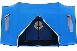GENIKEER Trampoline Tent Cover - 8ft 10ft 12ft Sun Protection Round Trampolines Shade Top Cover, Anti-tear Trampolines Canopy For Birthday Parties, Camping, Picnics, Oxford Cloth